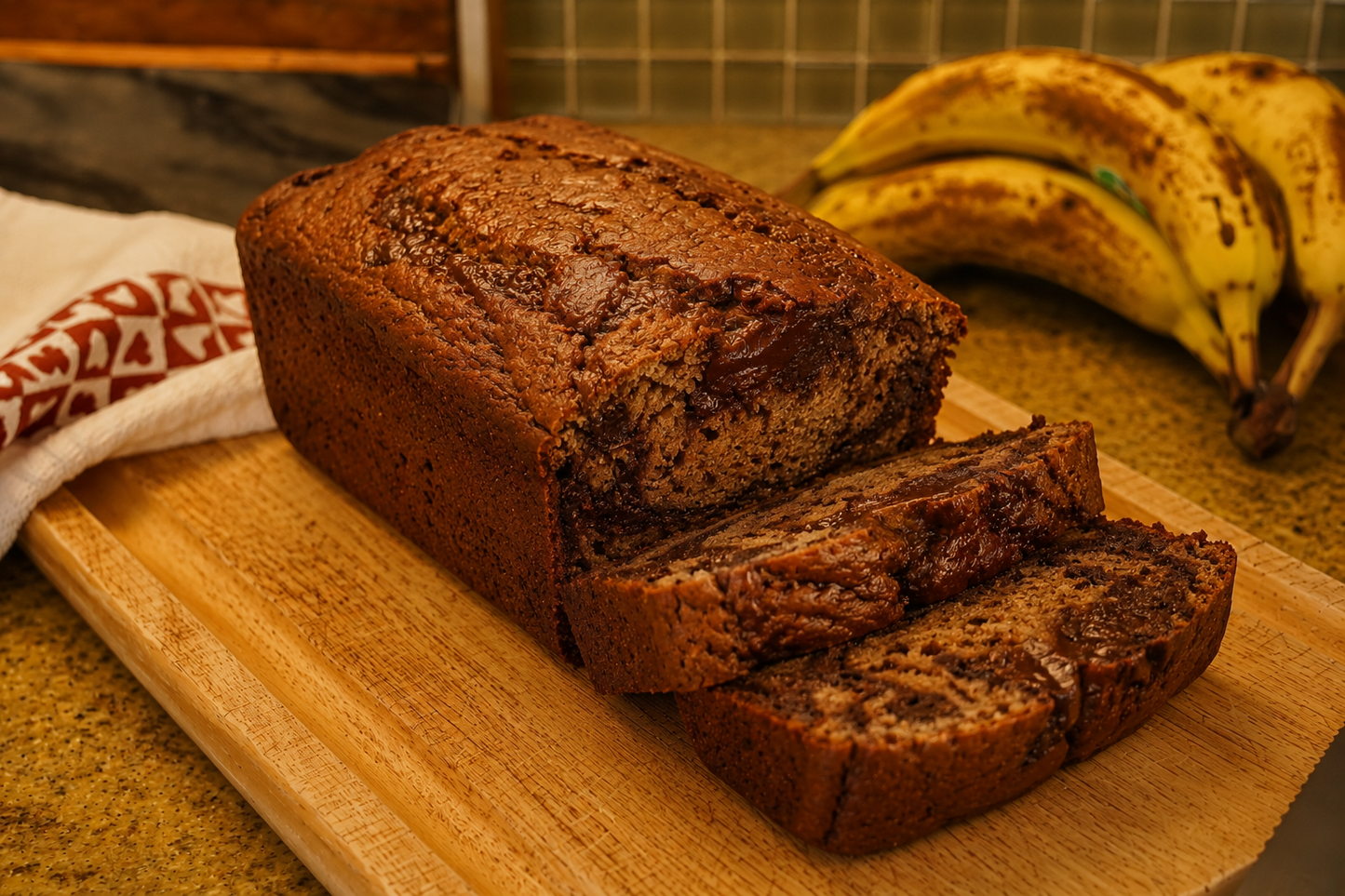 Nutella Banana Bread