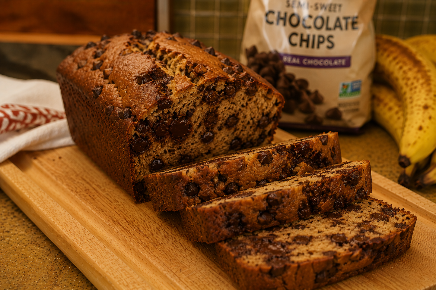Chocolate Chip Protein Banana Bread