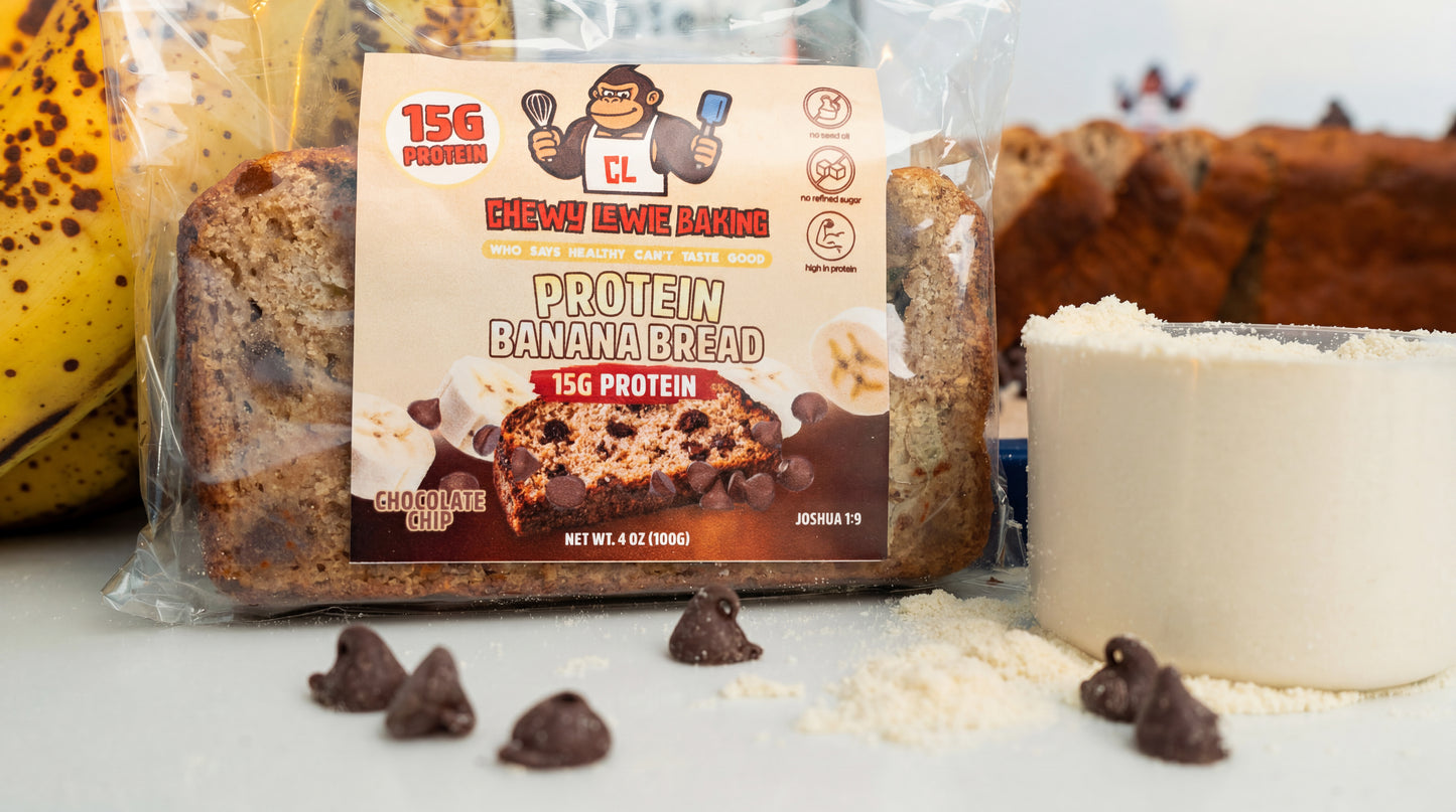 Chocolate Chip Protein Banana Bread