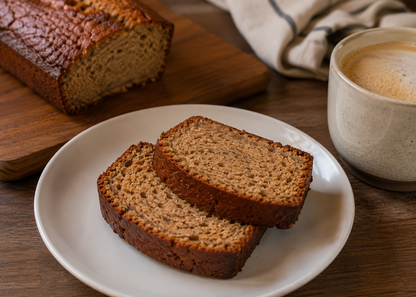 Gluten-Free Plain Banana Bread