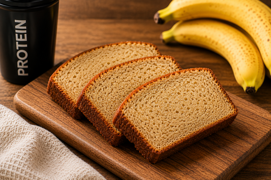 Plain Protein Banana Bread Slice